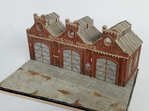 RT-Diorama 35285 Diorama-Base: &amp;quot;Industrial Hangars&amp;quot; 1/35 – imagen 16