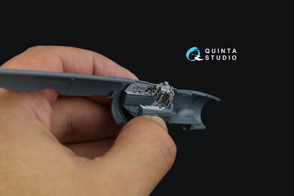 Quinta Studio QD72109 MiG-21PFM Gray panels 3D-Printed &amp;amp; coloured Interior on decal paper (Eduard) 1/72 – imagen 11