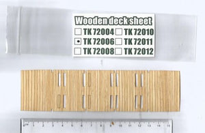 T-Model TK72006 Wooden deck sheet 1/72