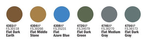 ITALERI 432AP RAF Aircraft II World War (6 Acrylic Paints Set) – Bild 2
