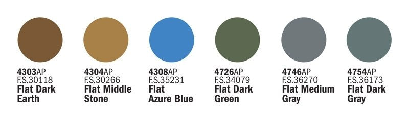 ITALERI 432AP RAF Aircraft II World War (6 Acrylic Paints Set) – Bild 2