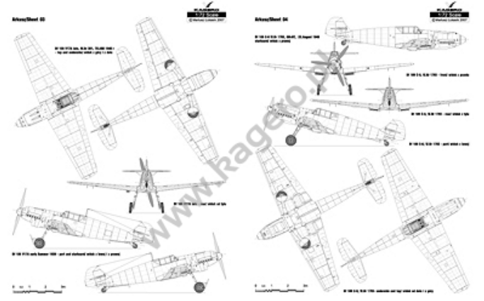 Kagero 7096 Messerschmitt Bf 109 T EN/PL – imagen 3