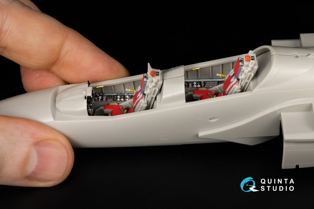 Quinta Studio QD+48349 Kawasaki T-4 3D-Printed &amp;amp; colored Interior on decal paper (Hasegawa) (with 3D-printed resin parts) 1/48 – image 10