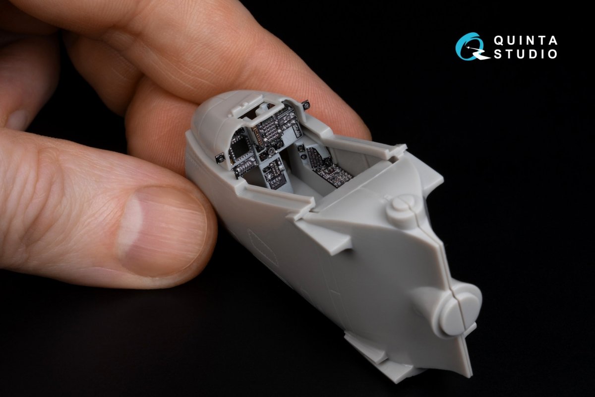 Quinta Studio QDS-48309 AV-8B Late 3D-Printed &amp;amp; coloured Interior on decal paper (Hasegawa) (Small version) 1/48 – immagine 11