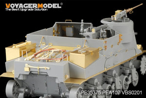 Voyager Model PE35375 WWII U.S. M7 Priest Mid Production w/Ammunition case/telephone set for DRAGON 6637 1/35 – imagen 11