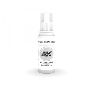AK Interactive AK11232 METAL MEDIUM – AUXILIARY 17ml – immagine 2