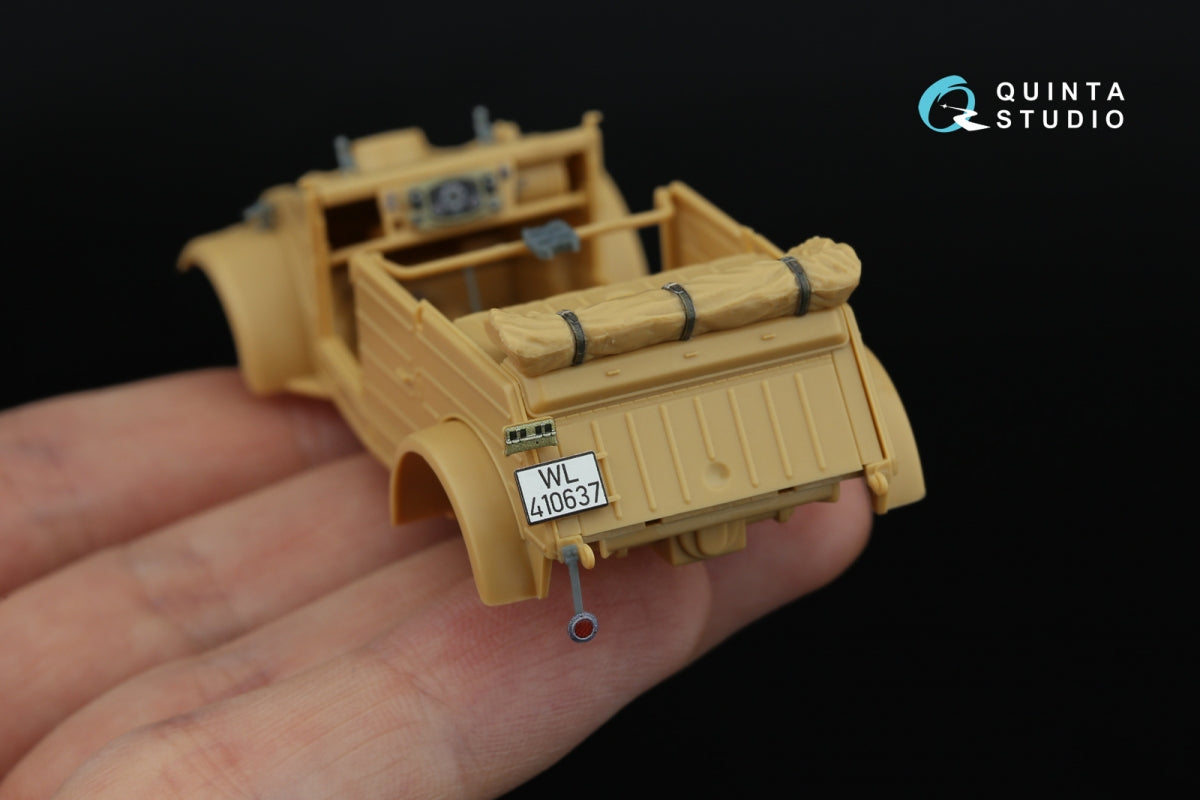 Quinta Studio QD+48546 Kubelwagen Type 82 3D-Printed &amp;amp; coloured Interior on decal paper (Tamiya) (with 3D-printed resin parts) 1/48 – imagen 8