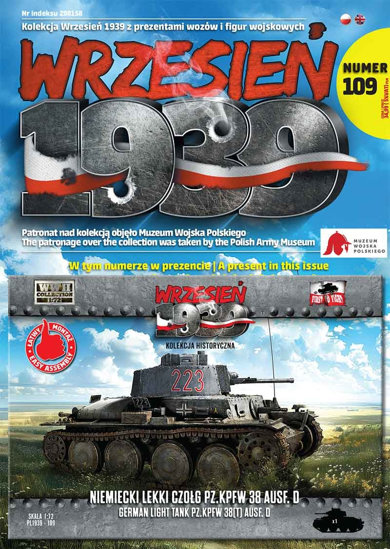 Premier char léger allemand PL109 Pz.Kpfw 38 Ausf. D 1/72