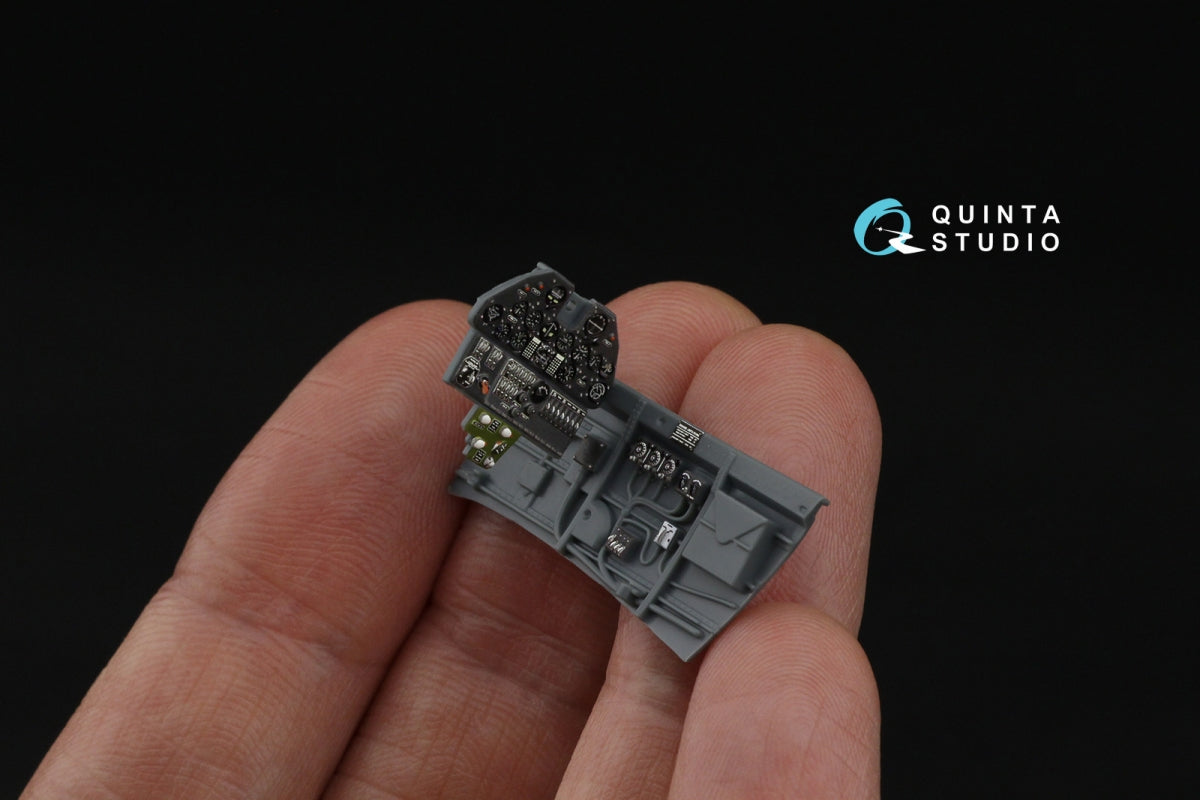Quinta Studio QD48587 P-40E Warhawk 3D-Printed &amp;amp; coloured Interior on decal paper (Eduard) 1/48 – Bild 11