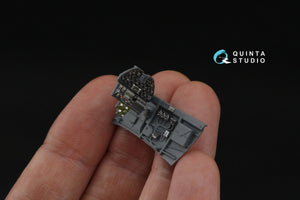 Quinta Studio QD48587 P-40E Warhawk 3D-Printed &amp;amp; coloured Interior on decal paper (Eduard) 1/48 – Bild 11