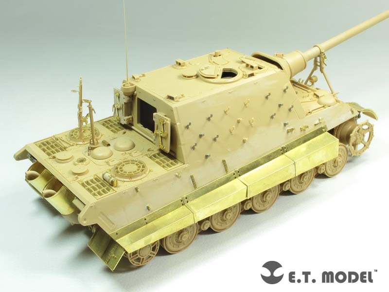 E.T. Model E35-196 WWII German Panzerjager &amp;quot;Jagdtiger&amp;quot; Basic (For Tamiya Kit) 1/35 – immagine 5
