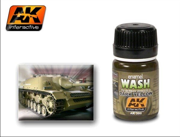 AK Interactive AK300 Lavage Jaune Foncé 35 ml 