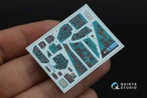 Quinta Studio QDS+48516 Mi-24P Hind-F 3D-Printed coloured Interior on decal paper (Trumpeter) (small version) (with 3D-printed resin parts) 1/48 – imagen 4