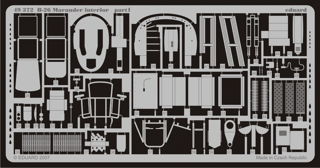 Intérieur du B-26 Eduard 49372 au 1/48 Revell  – image 2