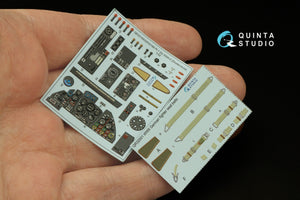 Quinta Studio QD32165 Do 335A-0 3D-Printed &amp;amp; coloured Interior on decal paper (Zoukei-mura) 1/32 – immagine 12