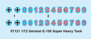 Trumpeter 07121 German E-100 Super Heavy Tank 1/72 – imagen 3