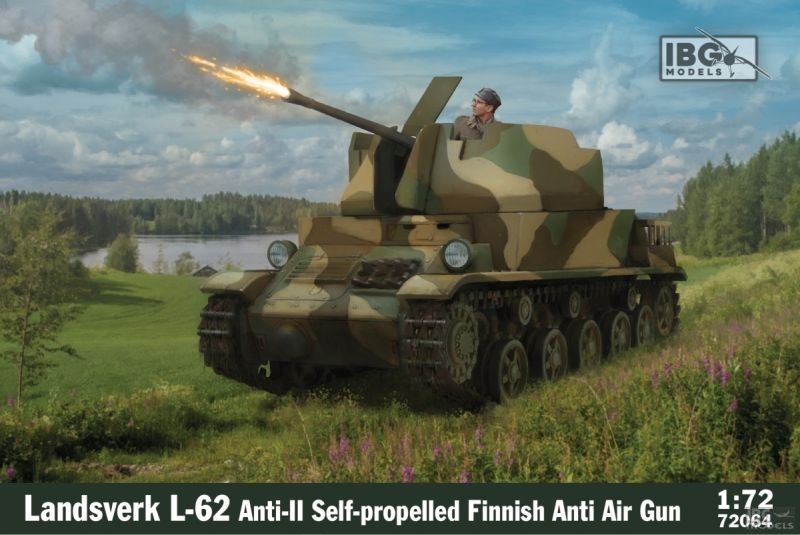 IBG 72064 Landsverk L-62 Anti II fourmi finlandaise automotrice 1/72