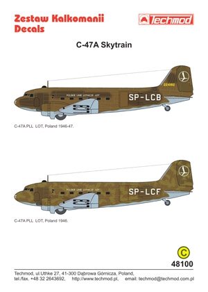 Techmod 48100 - C-47A Skytrain 1/48 – zdjęcie 2