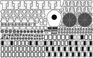 Pontos 23007F1 HMS RODNEY 1942 Detail Up Set 1/200 – imagen 33