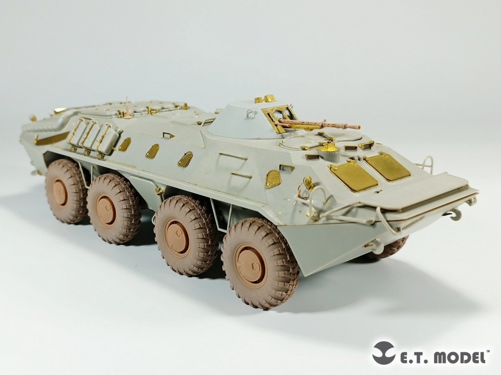 E.T. Model P35-128 Russian BTR-70 APC Sagged Wheels for Trumpeter kit 1/35 – imagen 7