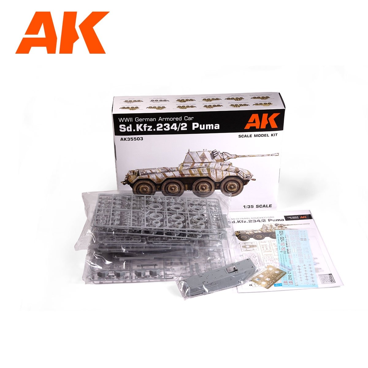 AK Interactive AK35503 SD.KFZ.234/2 PUMA 1/35  – image 3