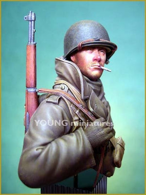 Young Miniatures YM1812 US SOLDIER ARDENNES 1944 1/10 – imagen 6