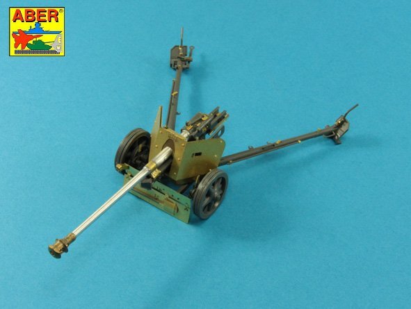 Aber 35L-045N German 75mm Barrel for Pak40 - middle model 1/35 – imagen 6