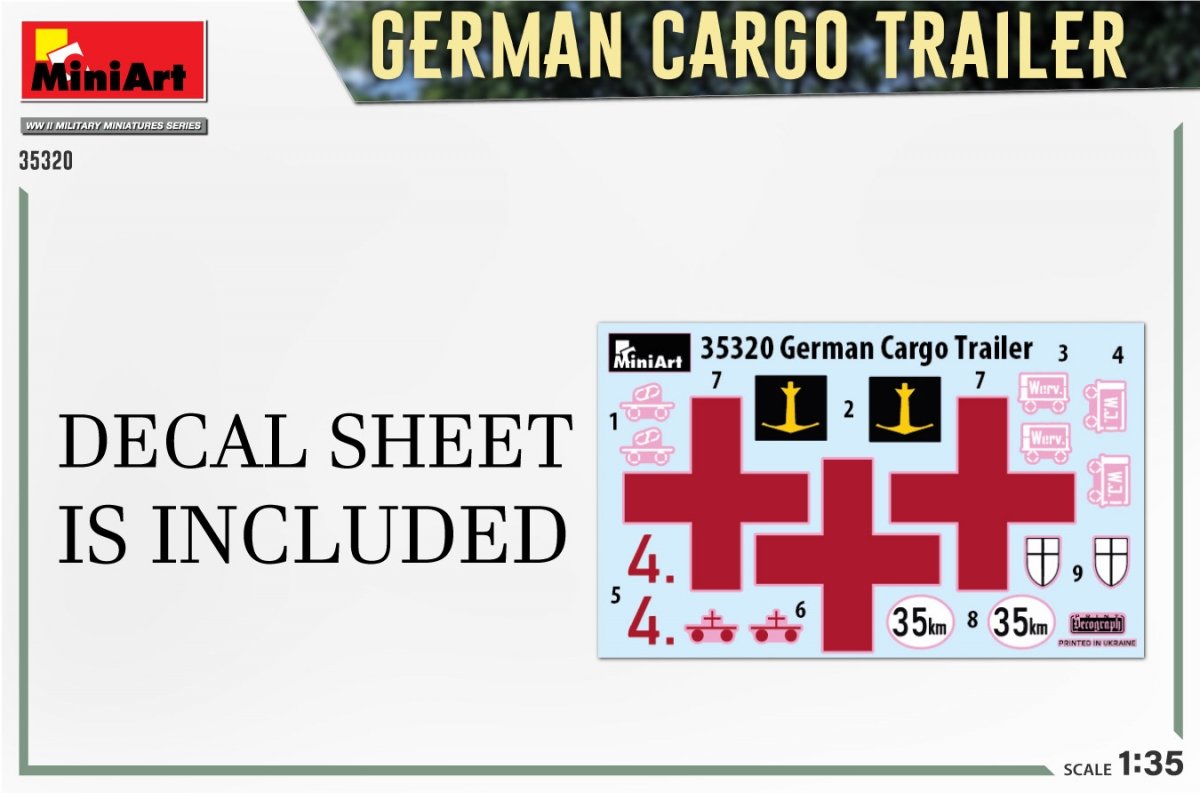 MiniArt 35320 GERMAN CARGO TRAILER 1/35 – immagine 2