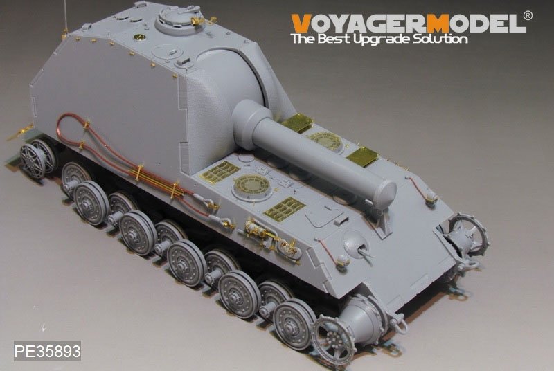 Mortier automoteur lourd allemand BAR 305 mm de la Seconde Guerre mondiale, modèle Voyager PE35893, pour maquettes AMUSING au 1/35 – image 4