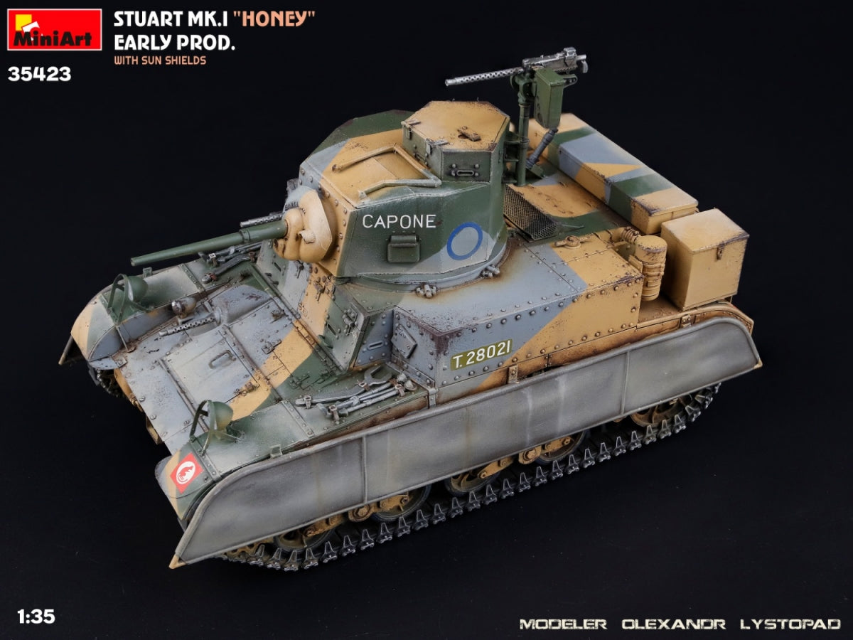 MiniArt 35423 Stuart Mk.I “Honey” Early Prod. w/Sun Shields 1/35 – imagen 10