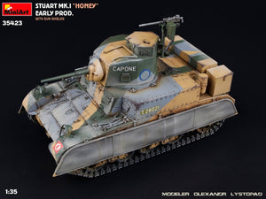 MiniArt 35423 Stuart Mk.I “Honey” Early Prod. w/Sun Shields 1/35 – imagen 10