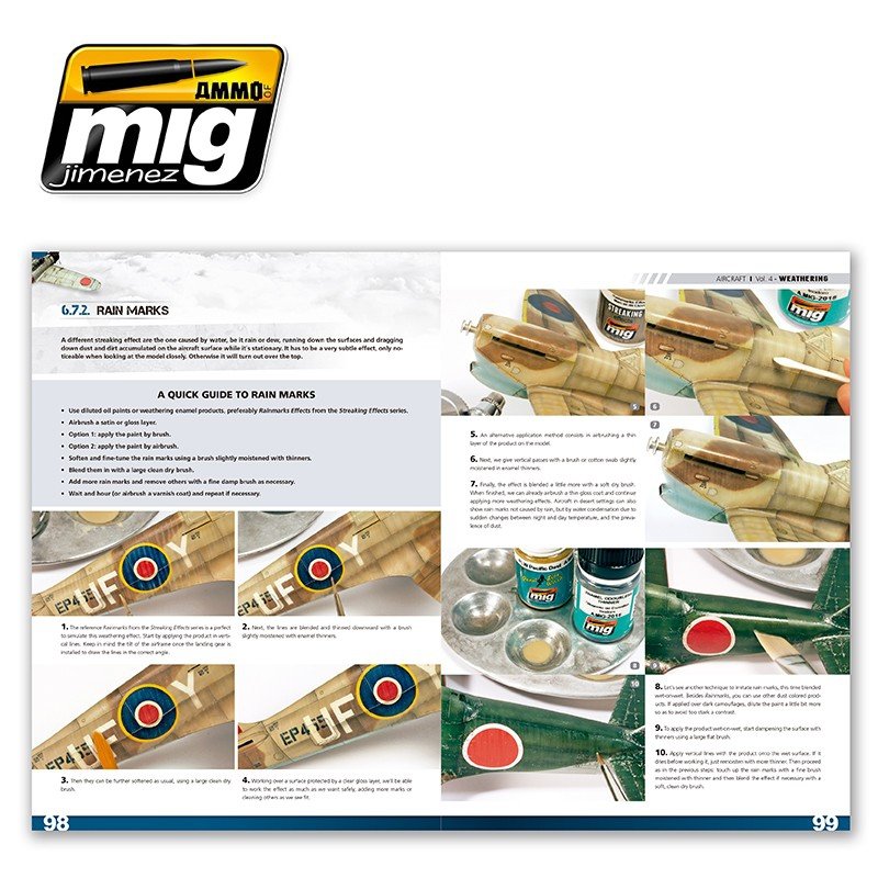 AMMO of Mig Jimenez 6053 ENCYCLOPEDIA OF AIRCRAFT MODELLING TECHNIQUES VOL.4 : WEATHERING (ENGLISH) – imagen 5