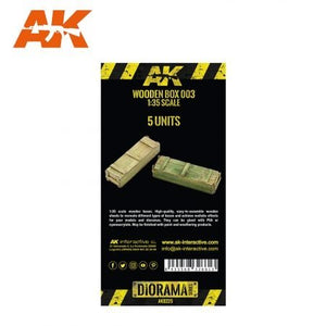 AK Interactive AK8225 LASER CUT WOODEN BOX 003 (5 UNITS) – imagen 3