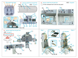 Quinta Studio QD+48519 Tornado ECR 3D-Printed coloured Interior on decal paper (Italeri) (with 3D-printed resin parts) 1/48 – immagine 7