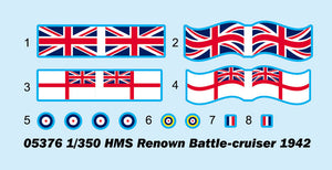 Trumpeter 05376 HMS Renown 1942 1/350 – image 4