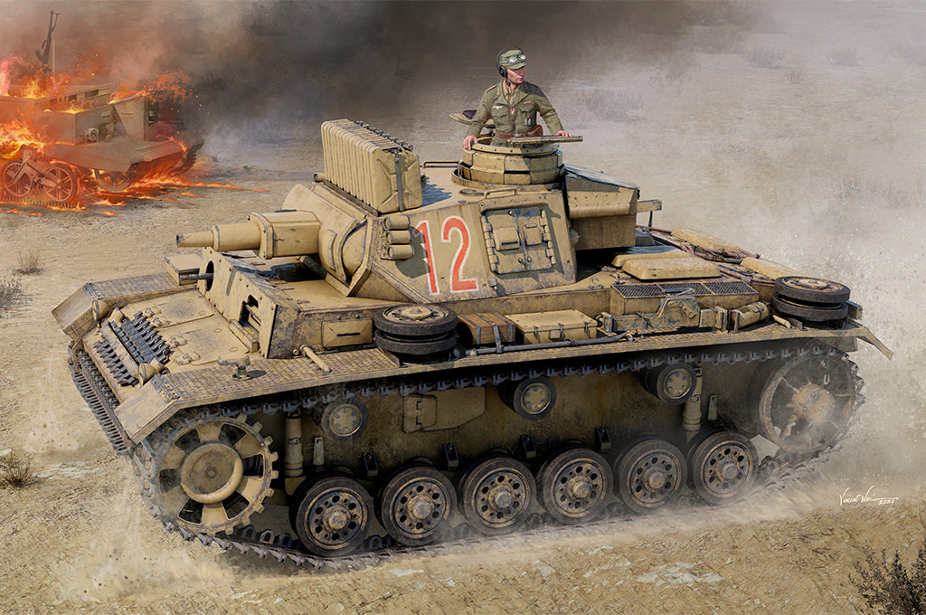 Trumpeter 00957 Pz.Kpfw.III Ausf.N Tunisia 1/16