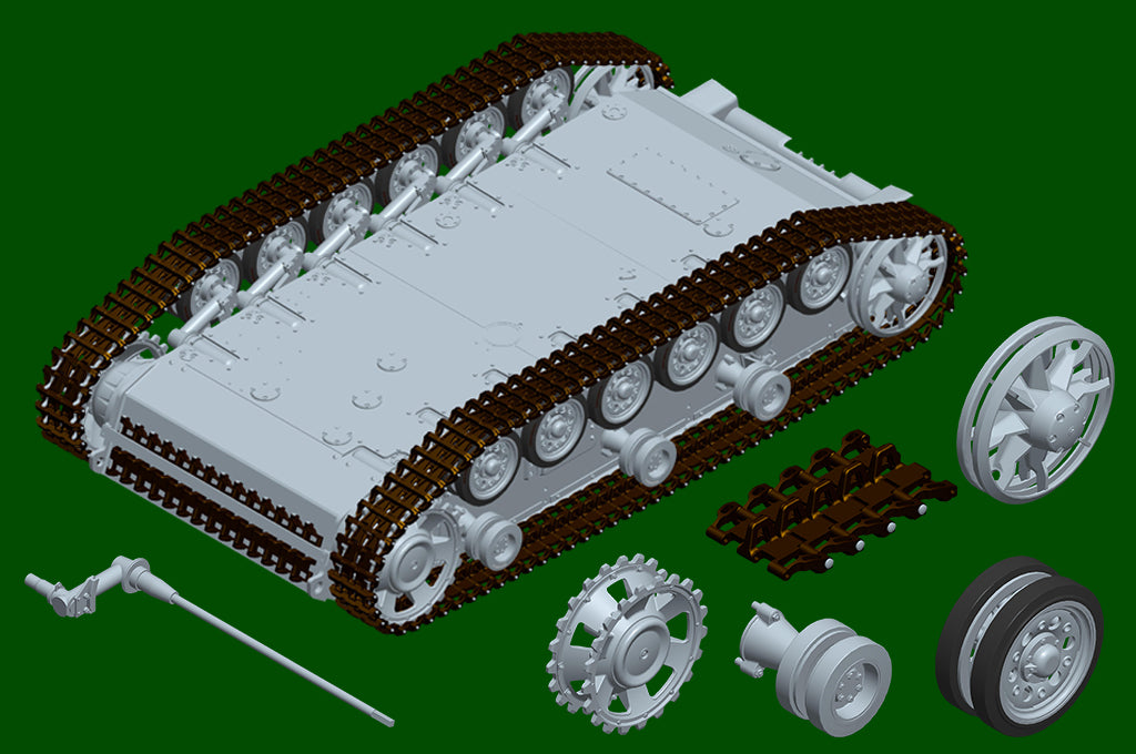 Trumpeter 00957 Pz.Kpfw.III Ausf.N Tunisia 1/16 – Bild 6