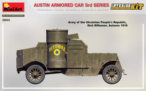 MiniArt 39005 AUSTIN ARMORED CAR 3rd SERIES: UKRAINIAN, POLISH, GEORGIAN, ROMANIAN SERVICE. INTERIOR KIT 1/35 – immagine 9