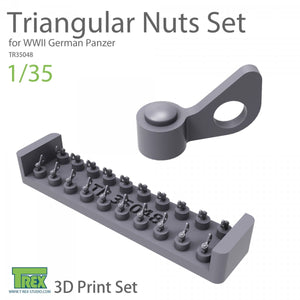 Ensemble d&amp;#39;écrous triangulaires T-Rex Studio TR35048 pour chars allemands Panzer de la Seconde Guerre mondiale à l&amp;#39;échelle 1/35