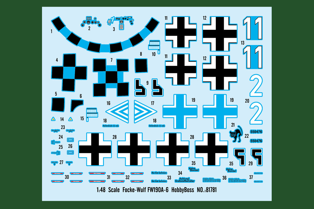 Hobby Boss 81781 Focke Wulf FW190A-6 1/48 – imagen 8