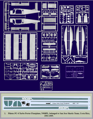 Roden 445 Pilatus PC-6B2/H4 Turbo Porter Floatplane 1/48 – image 3