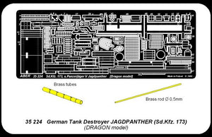 Aber 35224 German tank destroyer Jagdpanther Sd. Kfz.173 1/35 – imagen 5
