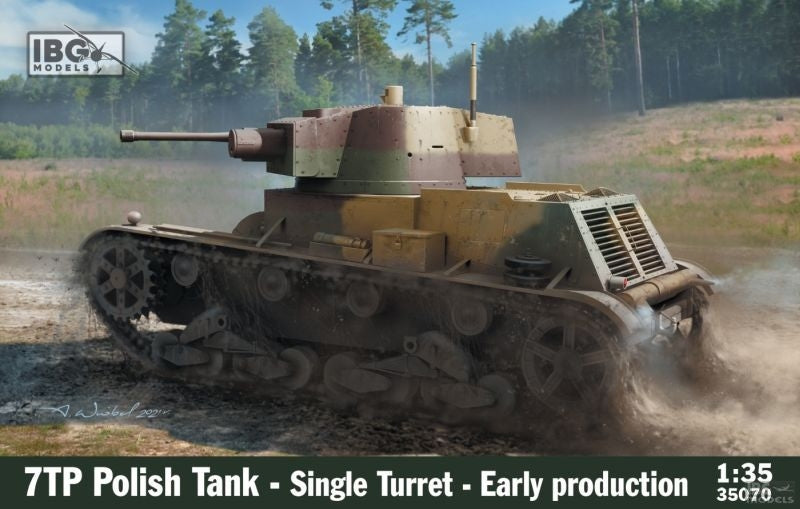 IBG 35070 7TP Char polonais - Tourelle unique, production initiale, échelle 1/35