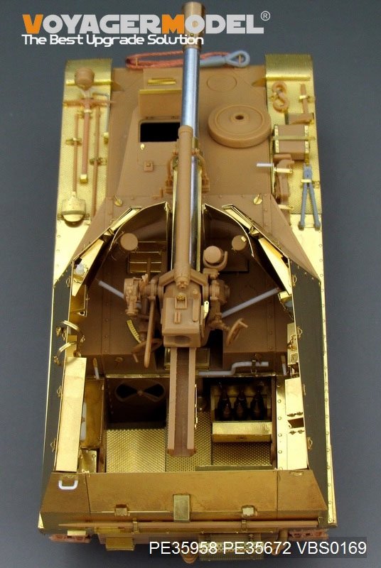 Voyager Model PE35958 WWII German self-propelled howitzer Wespe basic For TAMIYA 35200/35358 1/35 – immagine 11