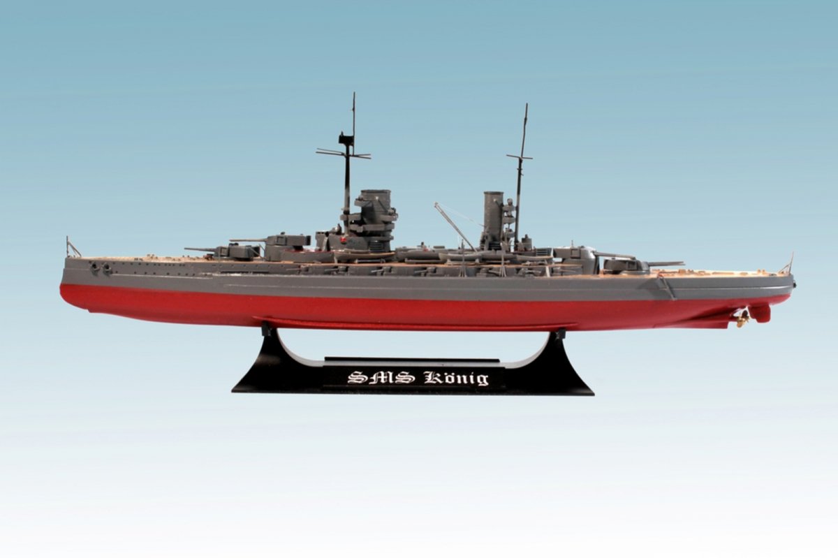 ICM S014 WWI German Battleship König (Full Hull OR Waterline) 1/700 – Bild 2