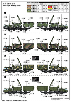 Trumpeter 01043 Russian 30N6E Flaplid Radar System 1/35 – immagine 2