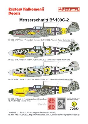 Techmod 72051 - Messerschmitt Bf 109G-2 1/72 – immagine 2