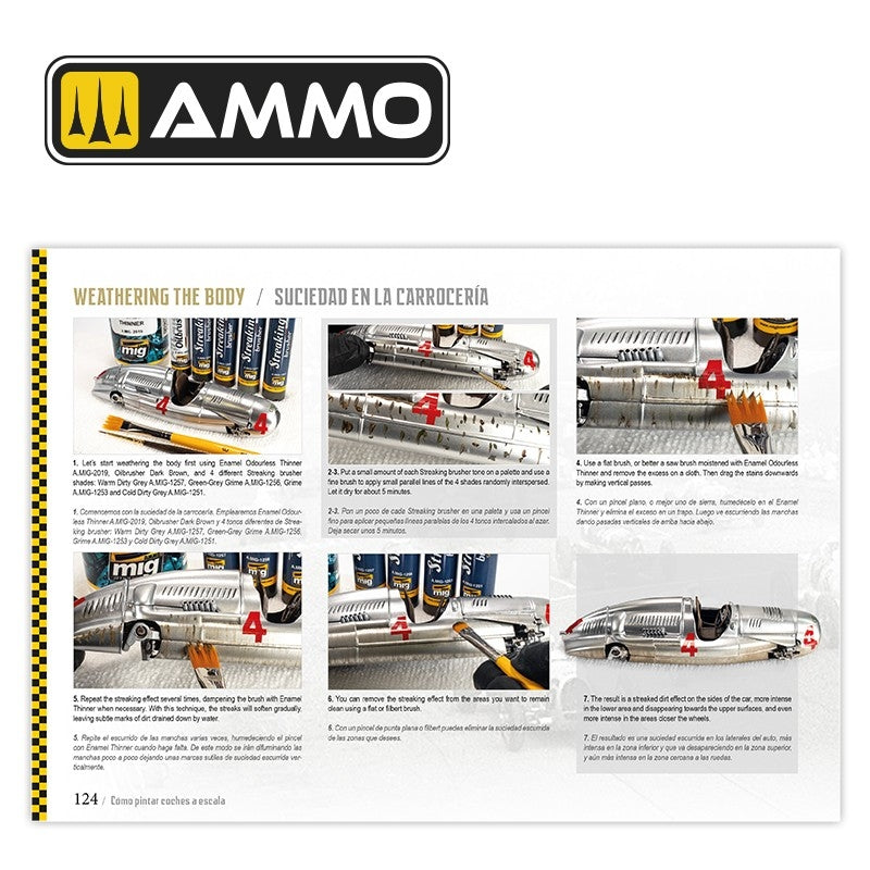 Ammo by Mig 6298 Comment peindre des voitures miniatures Bilingue : anglais et espagnol – image 9