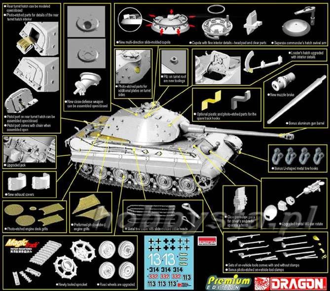 Dragon 6312 Sd.Kfz 182 KINGTIGER PORSCHE 1/35 – image 2