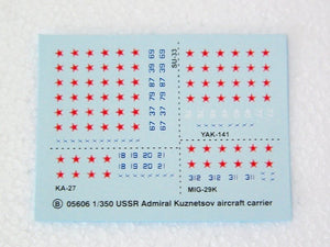 Trumpeter 05606 USSR Admiral Kuznetsov aircraft carrier 1/350 – imagen 16